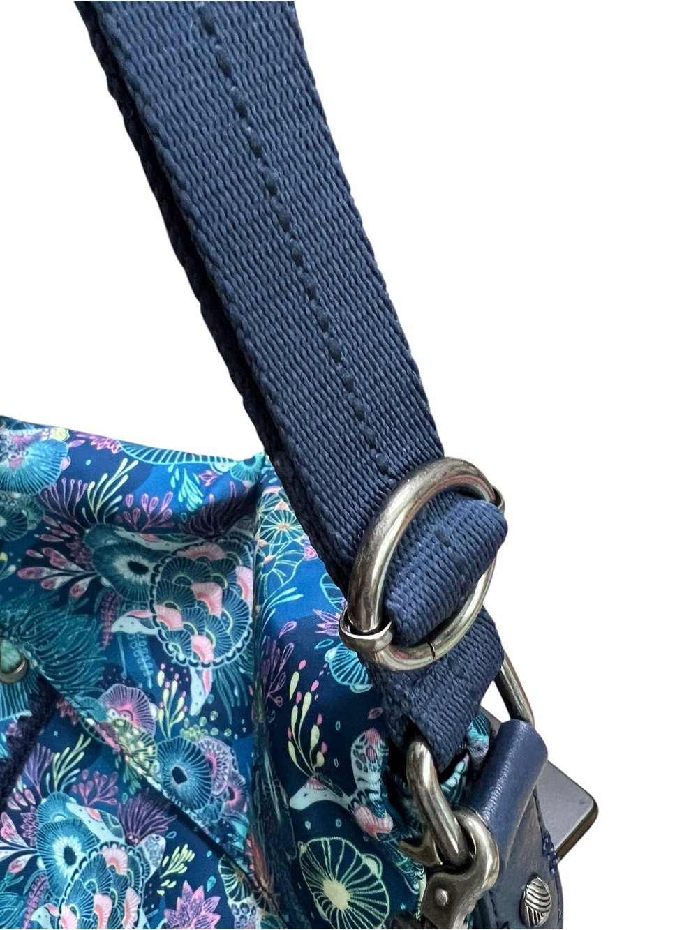 Sakroots Sea Turtle Crossbody Bag with Sea Turtle Charm - Picture 2 of 9